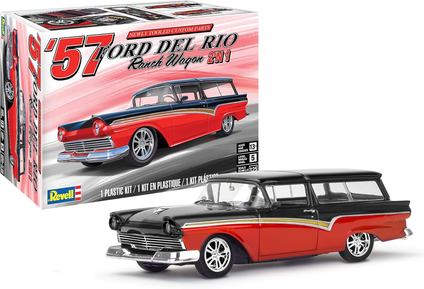 Revell 14548 1:25 '57 Ford Del Rio Ranch Wagon Plastic Model Kit