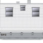 Rapido Trains 138101 HO Conrail MOW F30A 50' Flat Car with Camp Van (Set of 3)