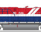 Broadway Limited 8643 N CBQ GE ES44AC Diesel Locomotive Standard DC #6325