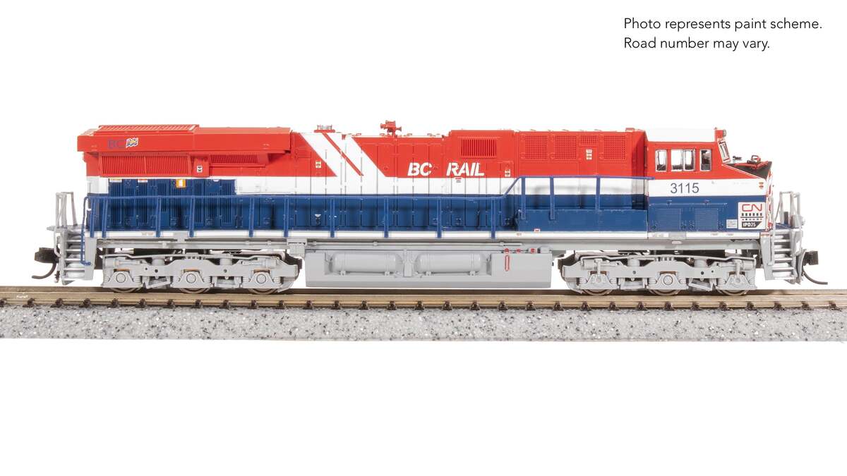 Broadway Limited 8643 N CBQ GE ES44AC Diesel Locomotive Standard DC #6325