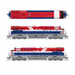 Broadway Limited 8631 N CN BC Rail GE ES44AC Diesel Locomotive Standard DC #3115