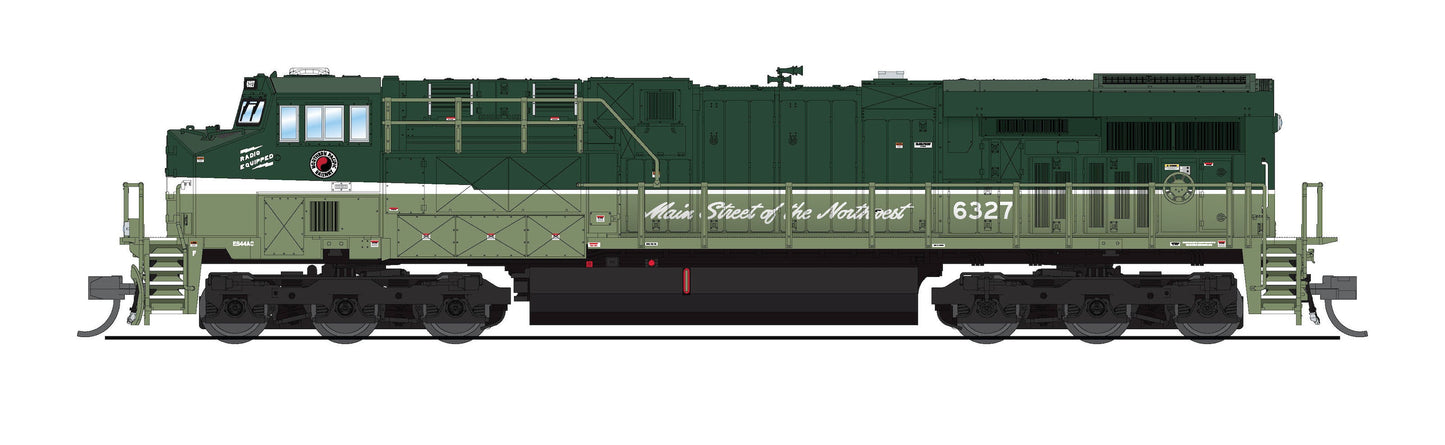 Broadway Limited 8644 N NP Loewy NCL Fantasy GE ES44AC Diesel Locomotive #6327