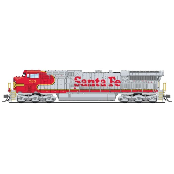 Broadway Limited 8586 N ATSF GE AC6000 Diesel Locomotive Sound/DC/DCC #723