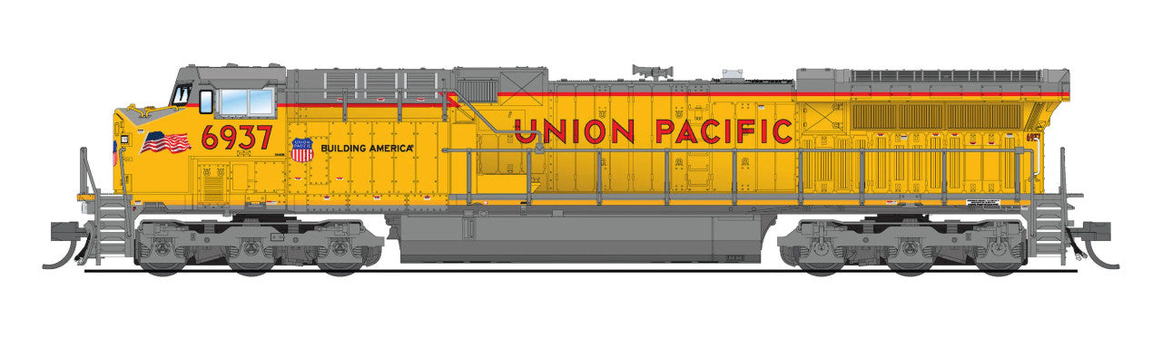 Broadway Limited 8583 N UP GE AC6000 Diesel Locomotive Sound/DC/DCC #6965