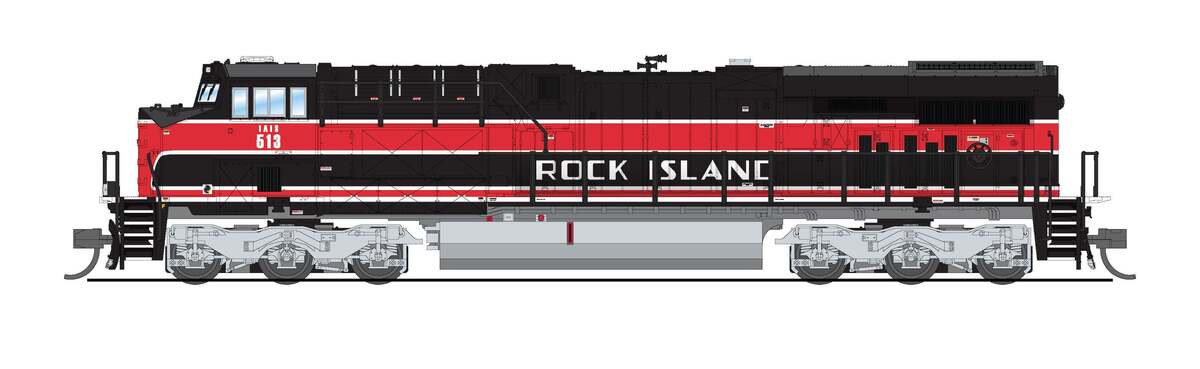 Broadway Limited 8622 N IAIS RI GE ES44AC Diesel Locomotive with Sound #513