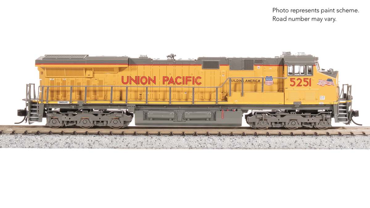 Broadway Limited 8624 N UP Small Flag GE ES44AC Diesel Locomotive w/Sound #5282