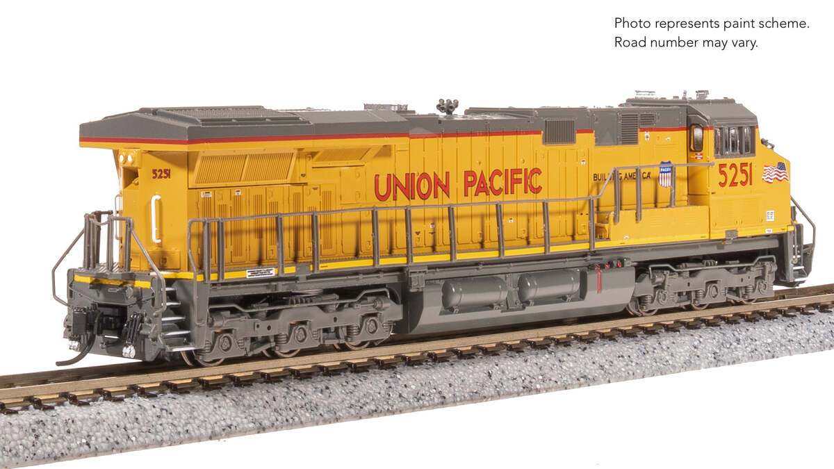 Broadway Limited 8624 N UP Small Flag GE ES44AC Diesel Locomotive w/Sound #5282
