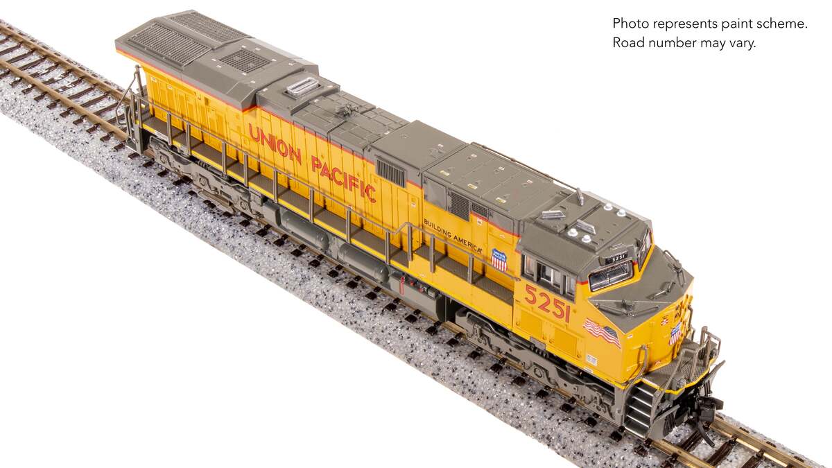 Broadway Limited 8624 N UP Small Flag GE ES44AC Diesel Locomotive w/Sound #5282