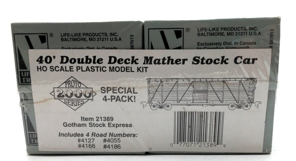 Proto 2000 21389 HO Gotham Stock Express 40' Double Deck Kits (Pack of 4)