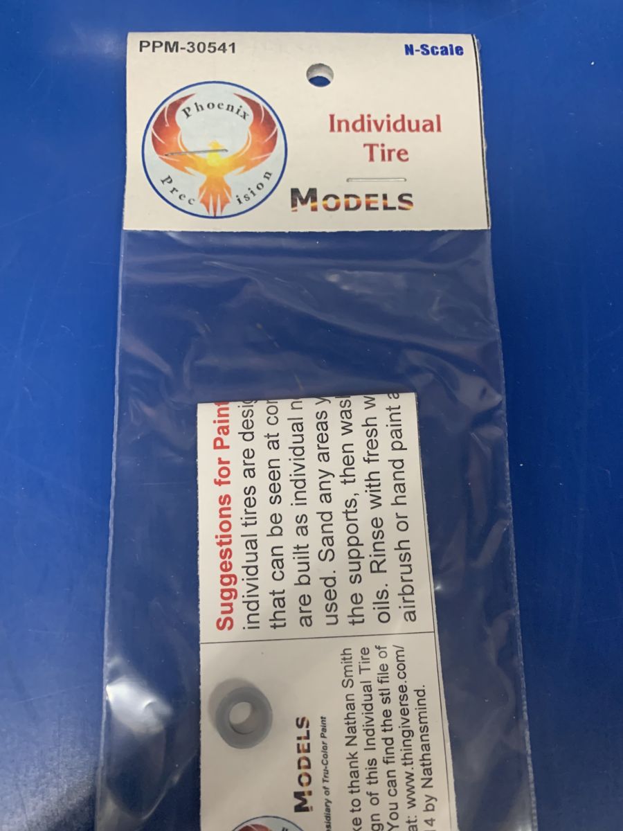 Phoenix Precision Models 30541 N Individual Tires (Pack of 4)