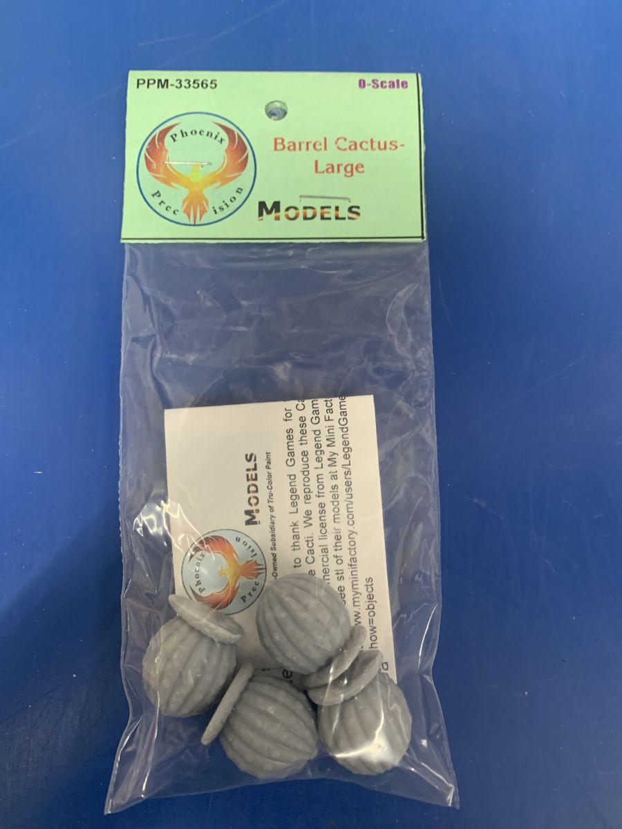 Phoenix Precision Models 33565 O Large Cacti Barrel (Pack of 4)