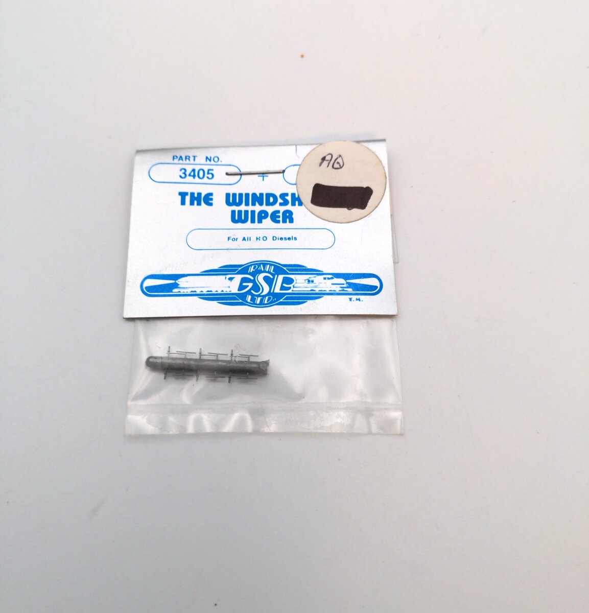 GSB Rail Associates 3405 HO The Windshield Wiper
