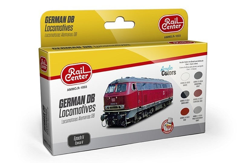 Mig Jimenez R1003 Rail Center - German DB Locomotives EPOCH V Acrylic Paints