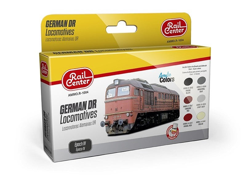 Mig Jimenez R1004 Rail Center - German DR Locomotives EPOCH IV Acrylic Paints