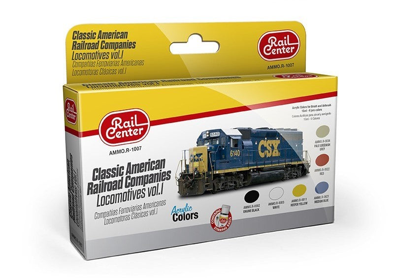Mig Jimenez R1007 Classic American RR Companies - Locos Vol.1 Acrylic Paints