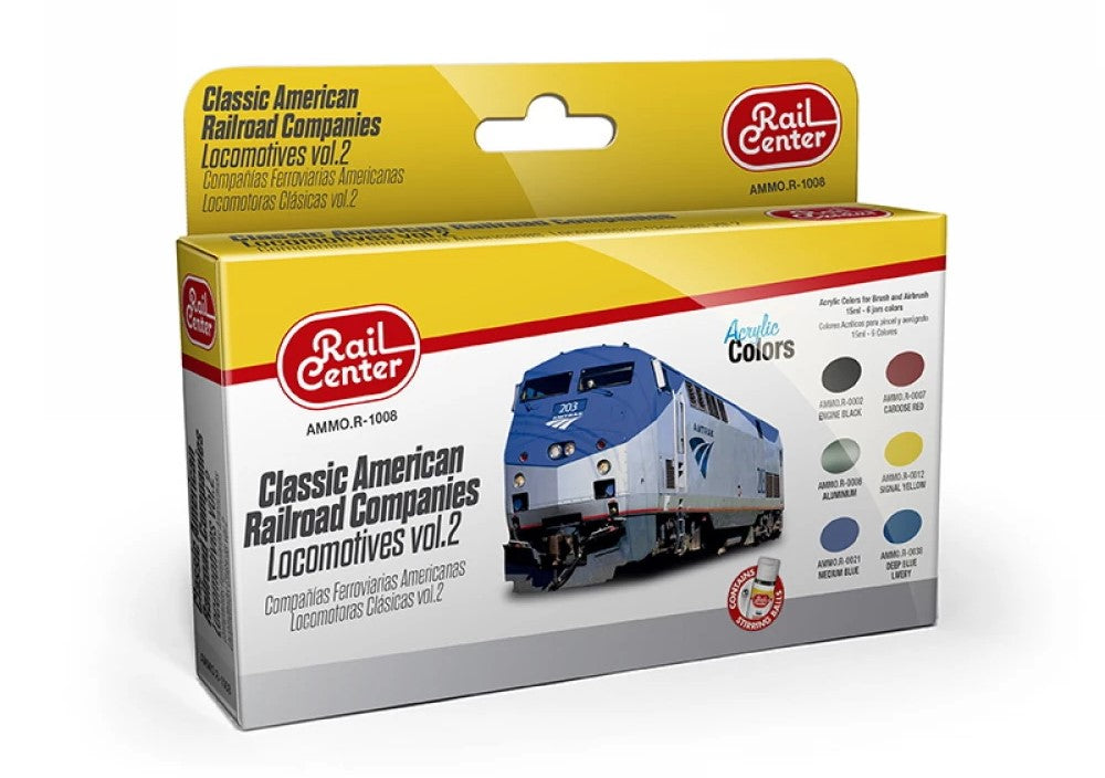 Mig Jimenez R1008 Classic American RR Companies - Locos Vol. 2 Acrylic Paints