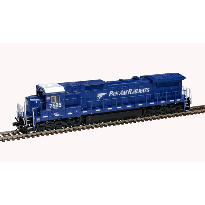 Atlas 40005657 N Pan Am Railway Silver Dash 8-40C Diesel Locomotive #7585