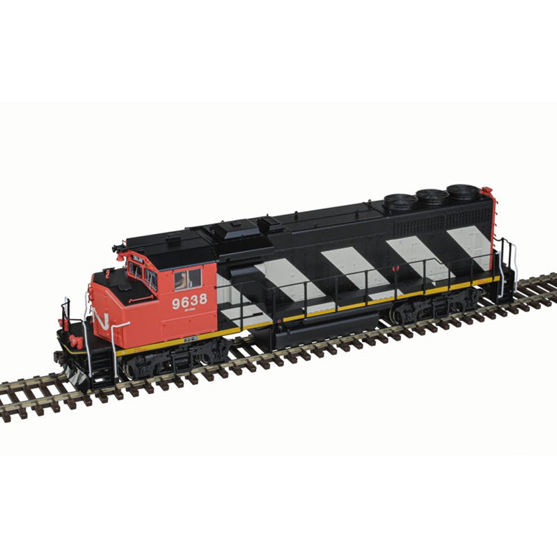 Atlas 10004403 HO Canadian National Silver GP40-2W Diesel Locomotive #9658