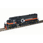 Atlas 10004404 HO Guilford Silver GP40-2W Diesel Locomotive #508