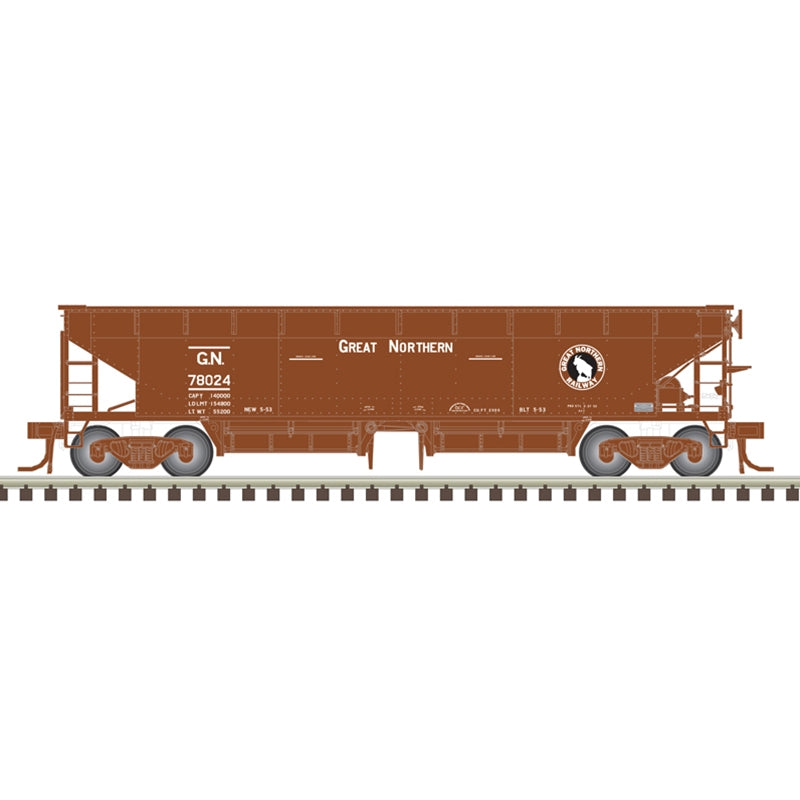 Atlas 50006615 N Great Northern 70-Ton Hart Ballast Car #78069