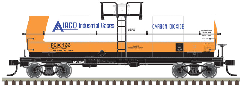 Atlas 50006584 N Airco Carbon Dioxide (PCIX) 11,000 Gallon Tank Car #133