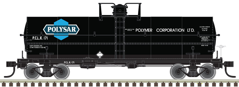 Atlas 50006593 N Polysar (PCLX) 11,000 Gallon Tank Car #171