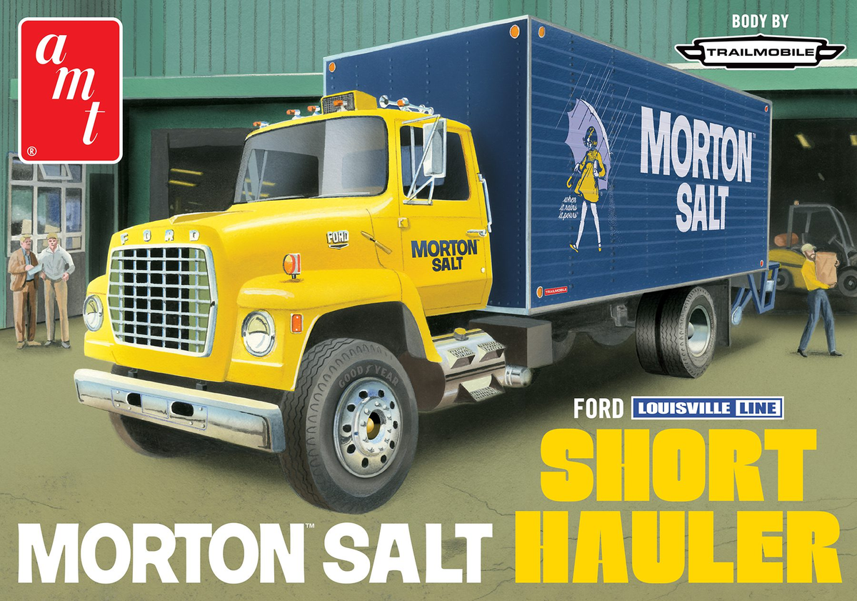 AMT 1424 1:25 Morton Salt Ford Louisville Short Hauler Plastic Model Kit