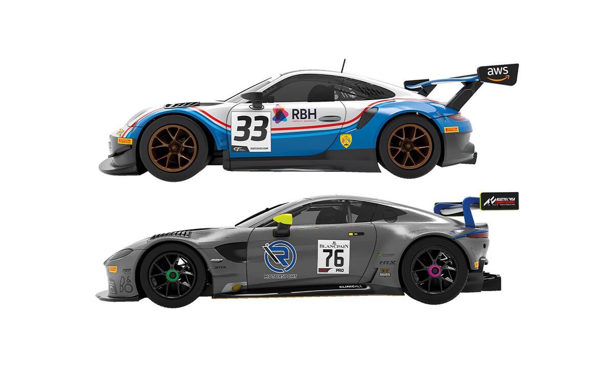 Scalextric C1434T 1:32 22.4' ARC AIR World GT Slot Car Race Set