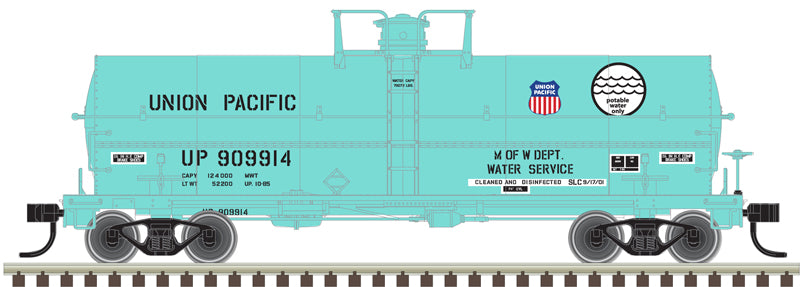 Atlas 20007359 HO Union Pacific MOW 11,000 Gallon Tank Car #909914