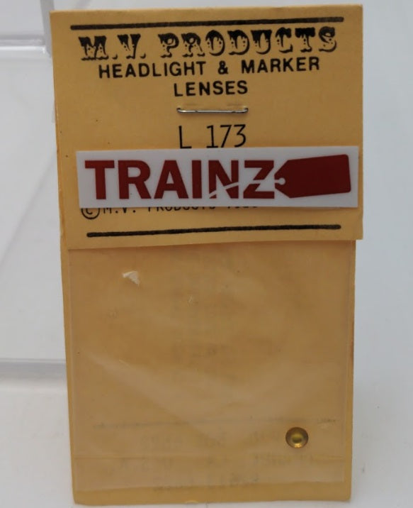 MV Products L173 HO Scale Realistic Light Lenses for Models Clear One Piece