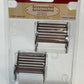 Lemax 9898198 Village Collection Park Bench (Pack of 2)