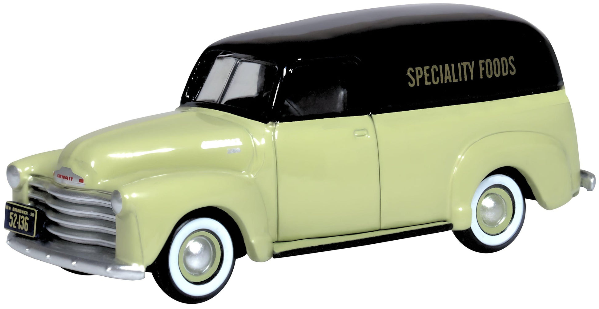 Oxford Diecast 87CV50004 HO Speciality Foods 1950 Chevrolet Panel Van