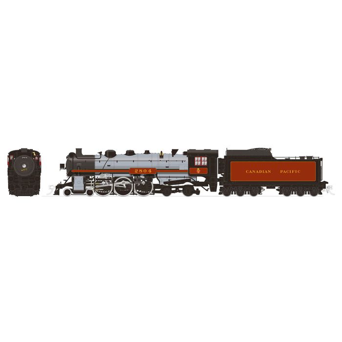 Rapido Trains 601011 HO CP H1a 4-6-4 Steam Locomotive Standard DC #2804