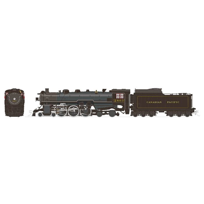 Rapido Trains 601502 HO CP H1b Hudson Steam Locomotive with DC/DCC/Sound #2810