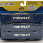 Athearn 28995 HO RTR Crowley 53' Jindo Container (Set of 3)