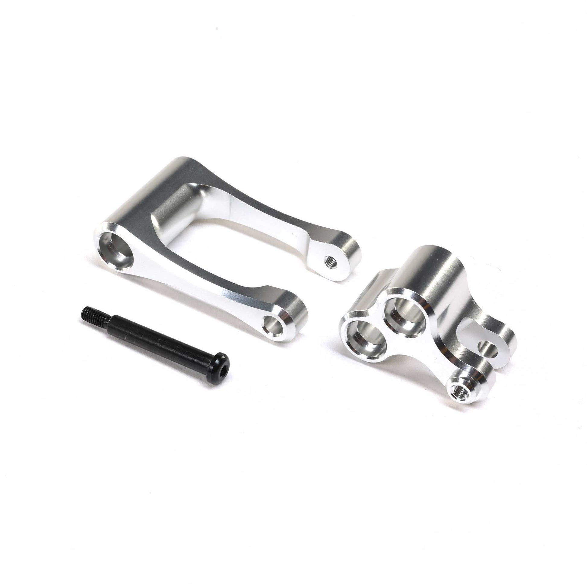 Losi LOS364001 1:4 Promoto-MX Silver Aluminum Knuckle & Pull Rod