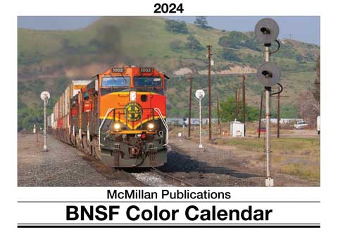 McMillan Publishing BNSF24 2024 Burlington Northern Santa Fe Calendar