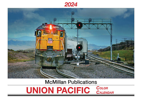 McMillan Publishing UP24 2024 Union Pacific Color Calendar