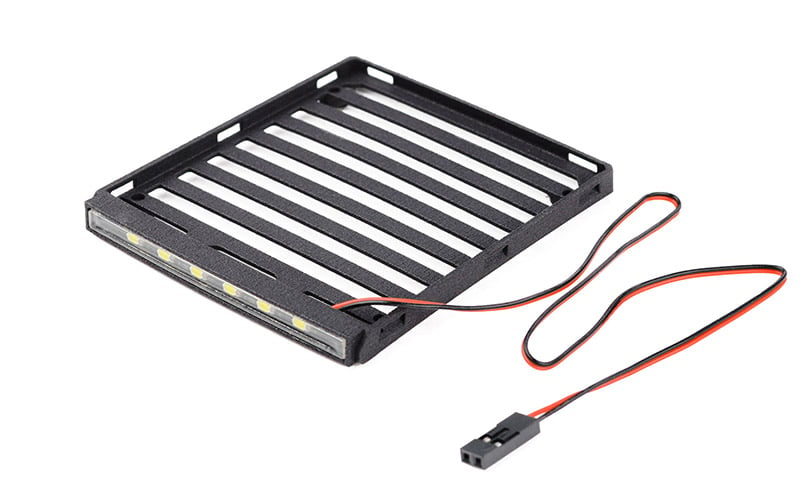 RC4WD VVV-C1363 Axial SCX24 JT Gladiator Flat Roof Rack with LED