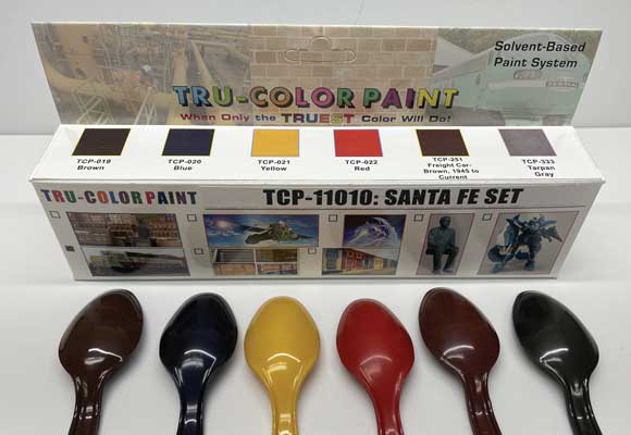Tru-Color TCP-11010 Santa Fe Tru-Color Solvient-Based Paint (Set of 6)