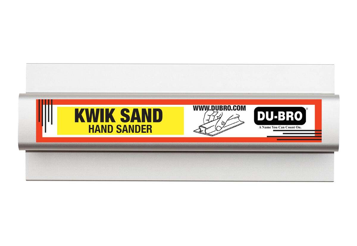 Dubro 3400-22 22 Kwik Sand Hand Sander with 80, 150, and 220 Grit