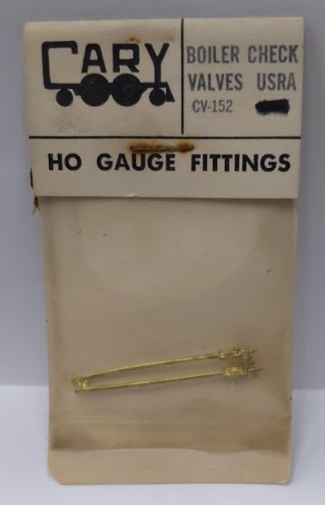 Cary Loco Works CV-152 HO Boiler Check Valves USRA Brass (Pack of 2)