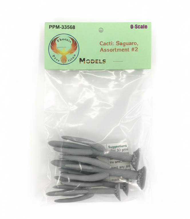 Phoenix Precision Models 33568 O Large Saguaro Assortment (Set of 4)