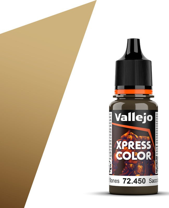 Vallejo Paint 72450 Bag of Bones Xpress Color Acrylic Paint - 18 ml. Bottle