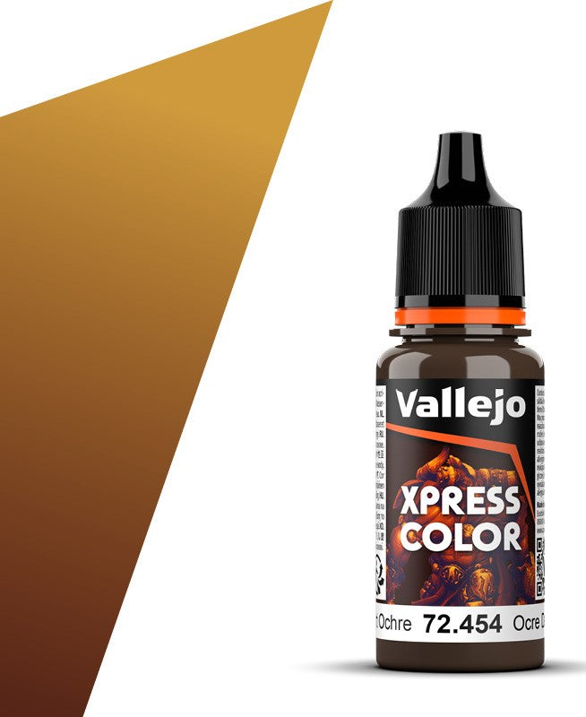 Vallejo Paint 72454 Desert Ochre Xpress Color Acrylic Paint - 18 ml. Bottle