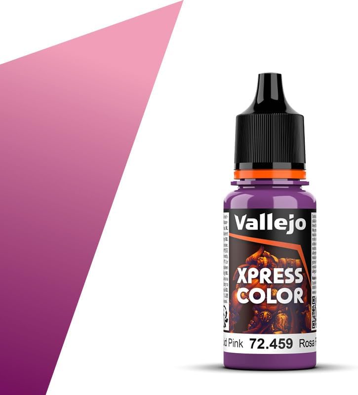 Vallejo Paint 72459 Fluid Pink Xpress Color Acrylic Paint - 18 ml. Bottle