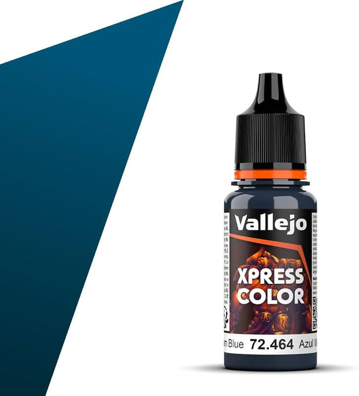 Vallejo Paint 72464 Wagram Blue Xpress Color Acrylic Paint - 18 ml. Bottle
