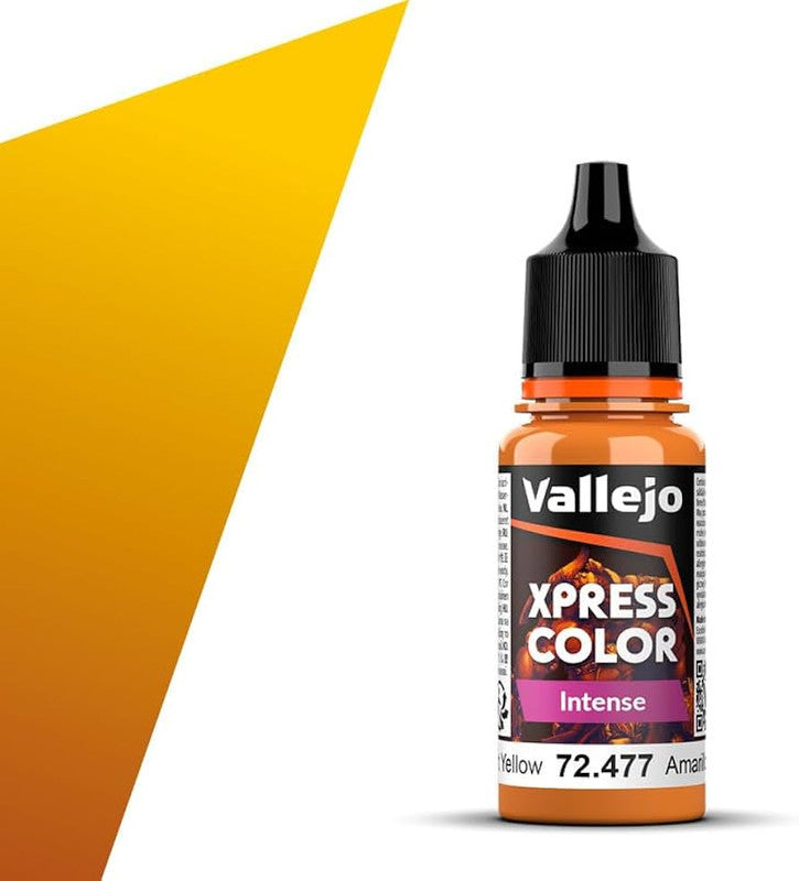 Vallejo Paint 72477 Dreadnought Yellow Xpress Color Acrylic Paint - 18 ml Bottle