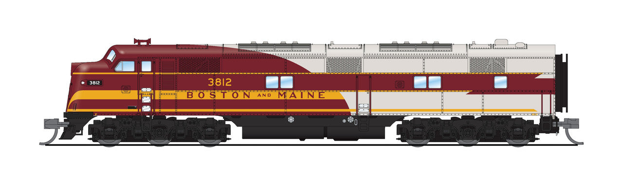 Broadway Limited 8764 N B&M EMD E7A Diesel Locomotive Sound/DC/DCC #3815