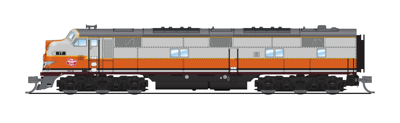 Broadway Limited 8768 N MILW EMD E7A Diesel Locomotive Sound/DC/DCC #19B